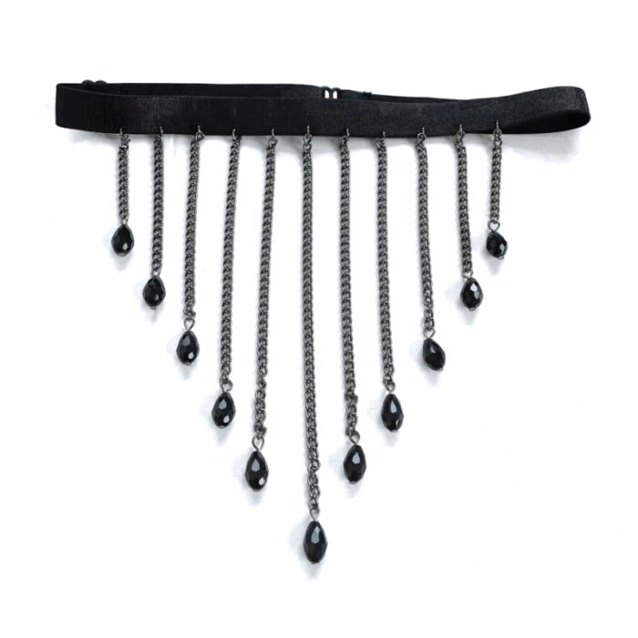 ⁦اكسسوار للفخذ للنساء لون أسود⁩ - الصورة ⁦5⁩