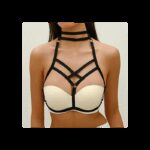 اكسسوار للصدر للنساء لون أسود