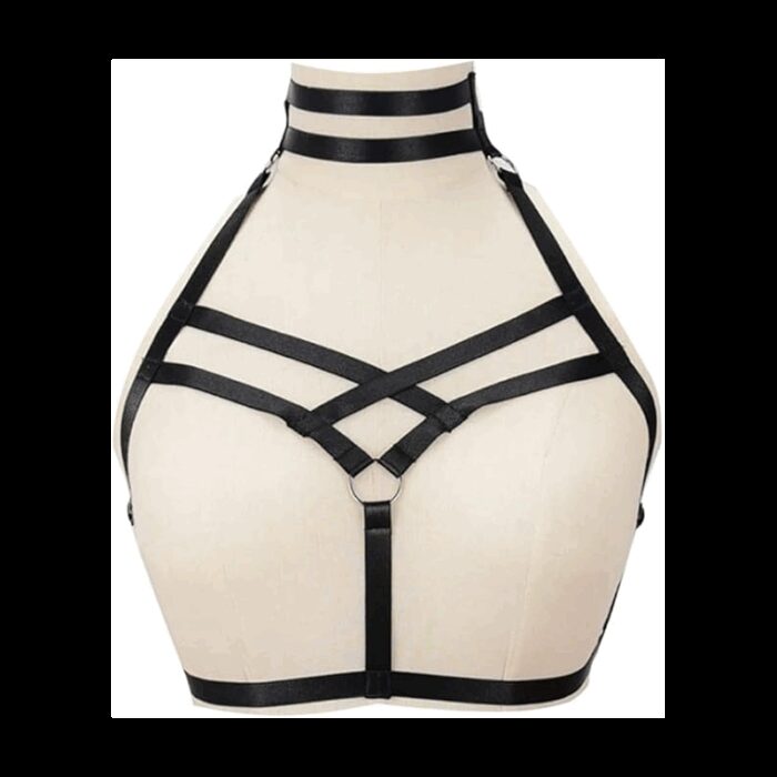 ⁦اكسسوار للصدر للنساء لون أسود⁩ - الصورة ⁦3⁩