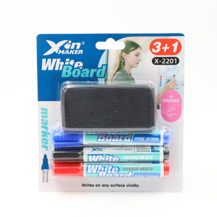 103388030_68a17ac0e16fb بكج 3 أقلام لوح ( أحمر + أسود + أزرق ) + ممحاة لوح - الصورة 1