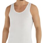 شباح أبيض قطن للرجال