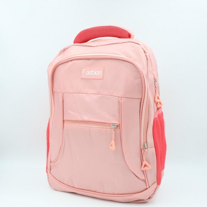 ⁦شنطة مدرسية 16 انش لون زهري⁩ - الصورة ⁦2⁩