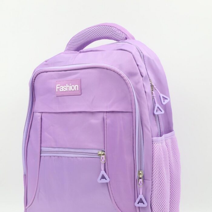 103388079_68a17b188be4d شنطة مدرسية 16 انش لون بنفسجي - الصورة 1