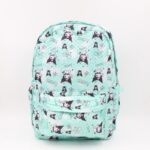 شنطة مدرسية 18انش 3 قطع لون أخضر