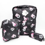 ⁦شنطة مدرسية 18انش 3 قطع لون أسود⁩ - الصورة ⁦2⁩