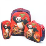 ⁦شنطة مدرسية 16 انش 3 قطع مع عرباية جر للشناتي⁩ - الصورة ⁦2⁩