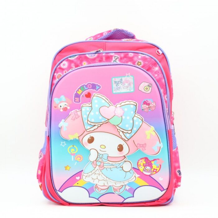 ⁦شنطة مدرسية 16 انش 3 قطع مع عرباية جر للشناتي⁩ - الصورة ⁦3⁩