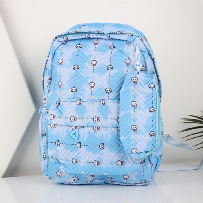 ⁦شنطة مدرسية 18 انش مع مقلمة⁩ - الصورة ⁦2⁩