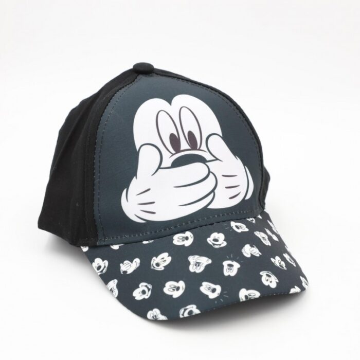 103388142_68a17b91dff0a طاقية أطفال واقية من الشمس برسمة ميكي ماوس لون أسود - الصورة 1