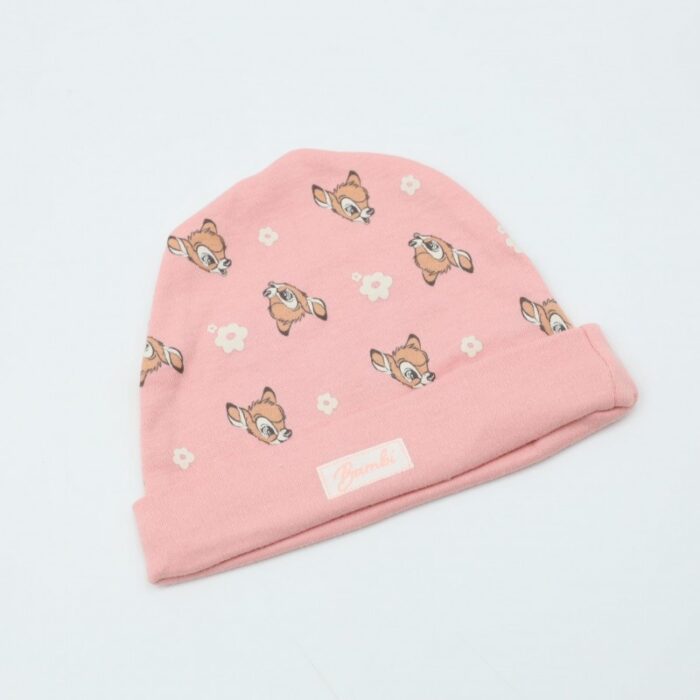 103388177_68a17bb9d6299 طاقية بيبي من ديزني لحديثي الولادة عدد 2 لون زهري - الصورة 1