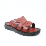 ⁦حفاية جلد طبيعي للرجال لون بني⁩ - الصورة ⁦2⁩