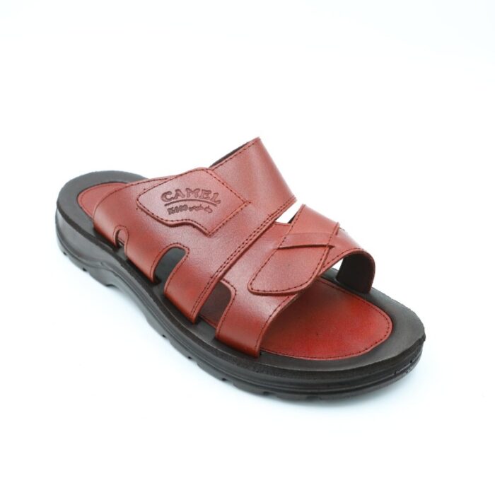 ⁦حفاية جلد طبيعي للرجال لون بني⁩ - الصورة ⁦6⁩