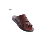 حفاية جلد طبيعي للرجال لون بني