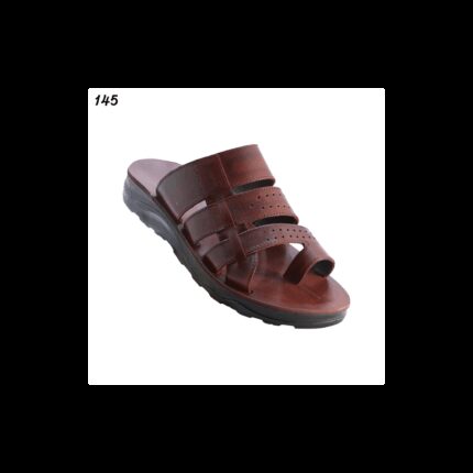 حفاية جلد طبيعي للرجال لون بني