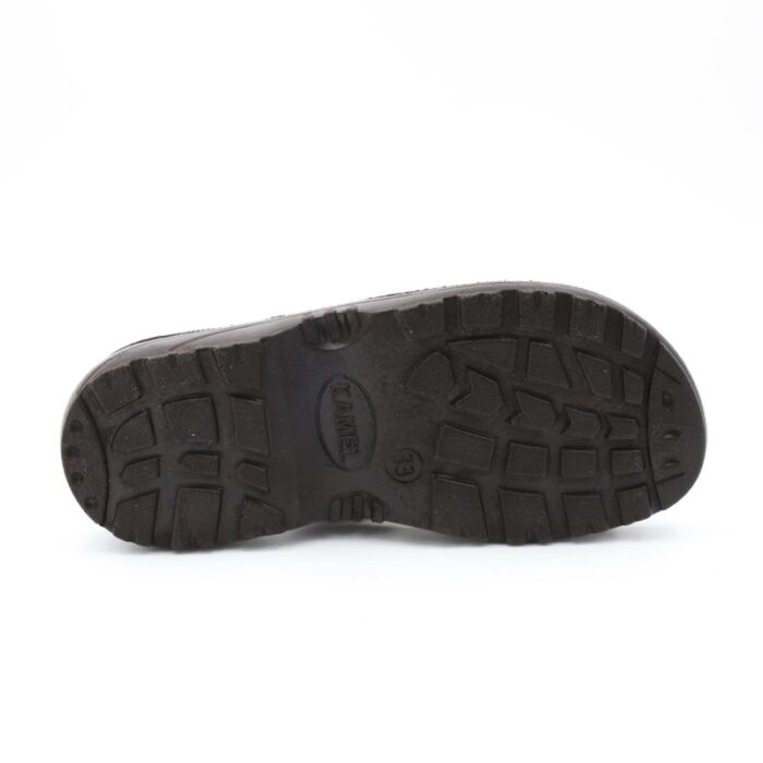 ⁦حفاية جلد طبيعي للأطفال لون بني⁩ - الصورة ⁦3⁩