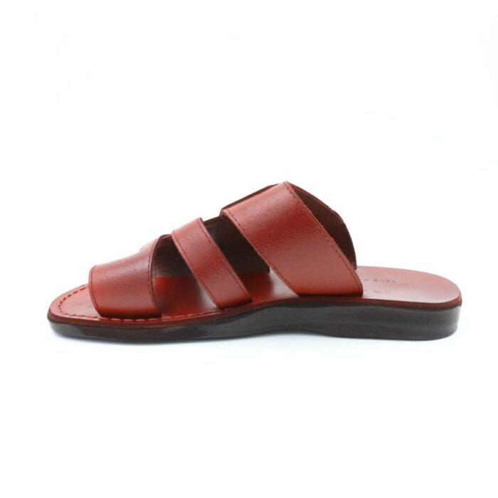 ⁦حفاية جلد طبيعي للرجال لون بني⁩ - الصورة ⁦4⁩