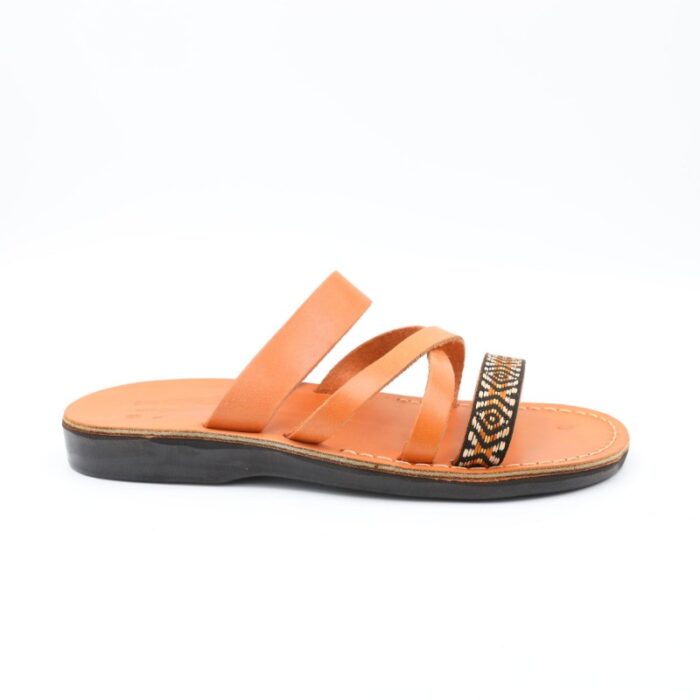 ⁦حفاية جلد طبيعي للنساء لون بيج⁩ - الصورة ⁦3⁩