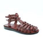 ⁦صندل جلد طبيعي للنساء لون بني⁩ - الصورة ⁦3⁩