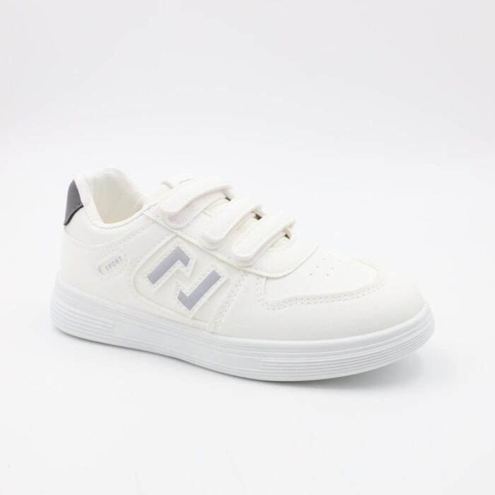 ⁦حذاء سبورت ولادي لون أبيض⁩ - الصورة ⁦2⁩