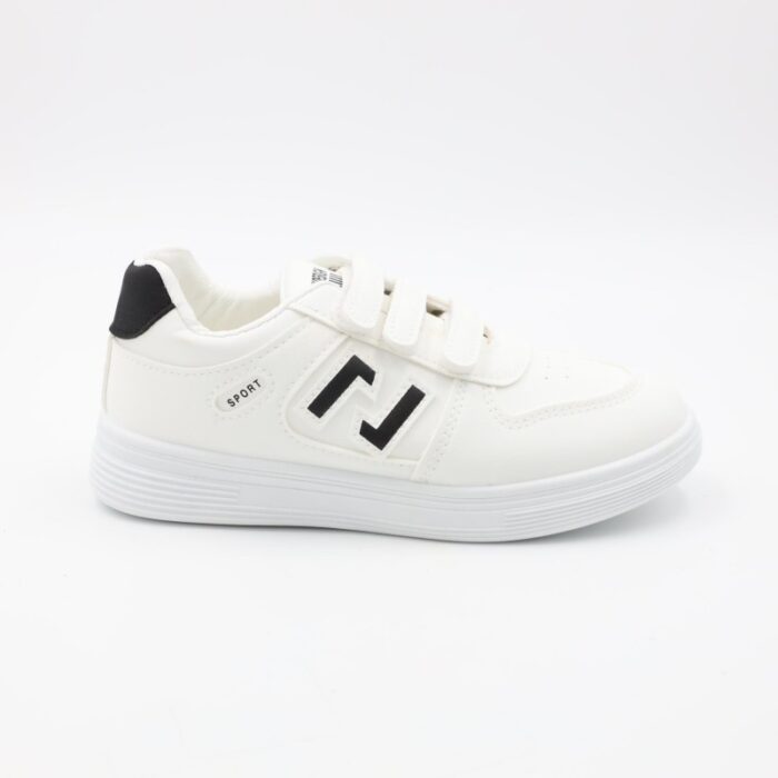 ⁦حذاء سبورت ولادي لون أبيض⁩ - الصورة ⁦3⁩