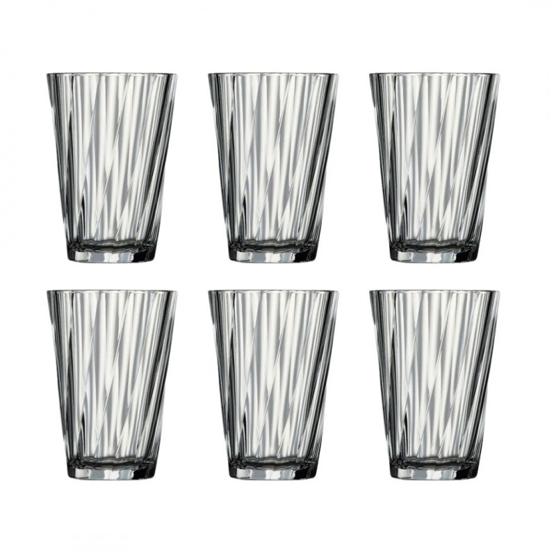 ⁦طقم كاسات زجاج عصير 6 قطع⁩ - الصورة ⁦1⁩