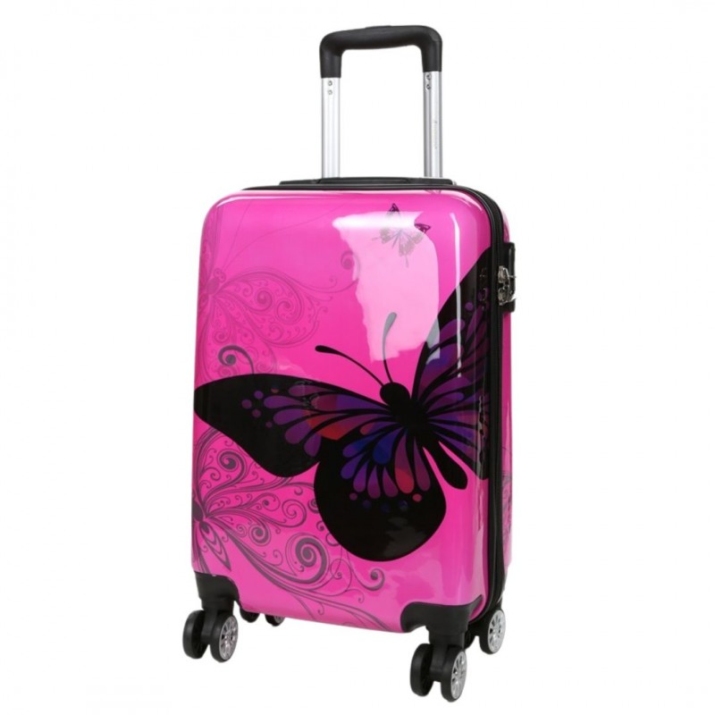 ⁦حقيبة سفر حجم 48×69 سم لون فوشي⁩ - الصورة ⁦1⁩