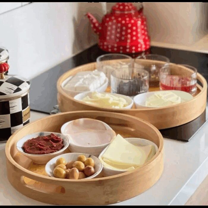 103388317_68a83b6e57c94 طقم صواني خشب دائري عدد 2 - الصورة 1