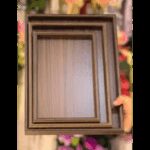 طقم صواني خشب بتصميم مستطيل عدد 3 لون بني