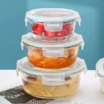 طقم تبرويرات زجاج دائرية عدد 3