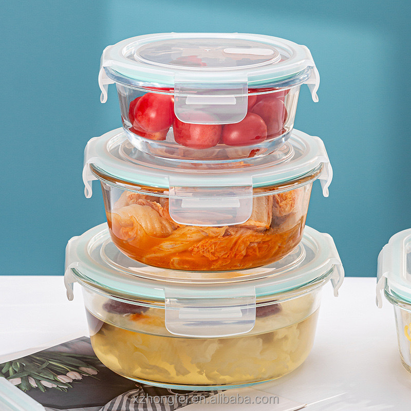 ⁦طقم تبرويرات زجاج دائرية عدد 3⁩ - الصورة ⁦1⁩