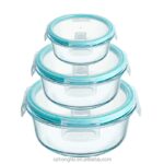 ⁦طقم تبرويرات زجاج دائرية عدد 3⁩ - الصورة ⁦2⁩