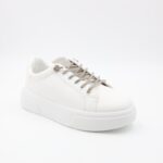 ⁦حذاء سبورت للنساء لون أبيض⁩ - الصورة ⁦2⁩