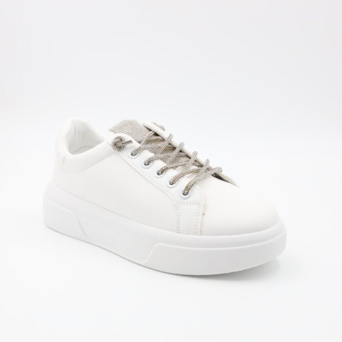 ⁦حذاء سبورت للنساء لون أبيض⁩ - الصورة ⁦2⁩