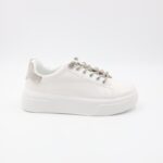 ⁦حذاء سبورت للنساء لون أبيض⁩ - الصورة ⁦3⁩