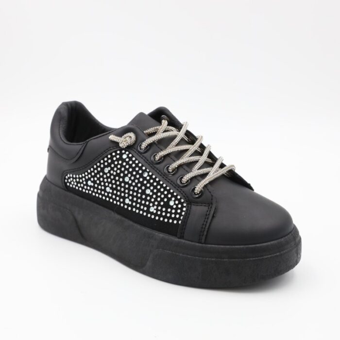 ⁦حذاء سبورت للنساء لون أسود⁩ - الصورة ⁦2⁩