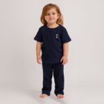 بيجامة صيفية للنساء لون كحلي