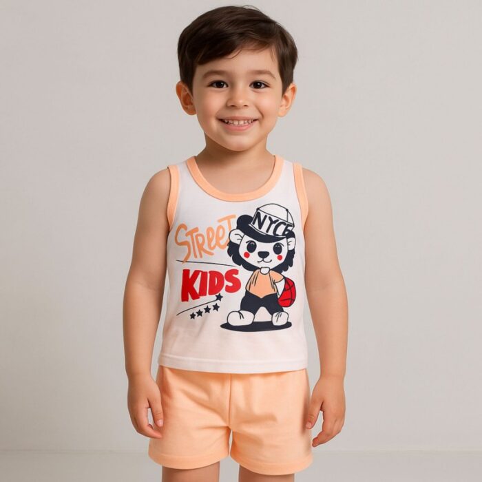 103388453_68a83bf4edc20 طقم للأطفال قطعتين لون بيج - الصورة 1