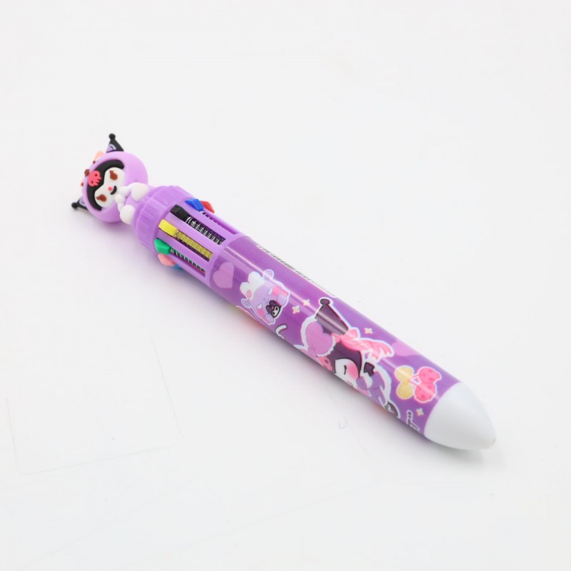 ⁦قلم حبر متعدد الرؤوس ب 10 ألوان⁩ - الصورة ⁦1⁩