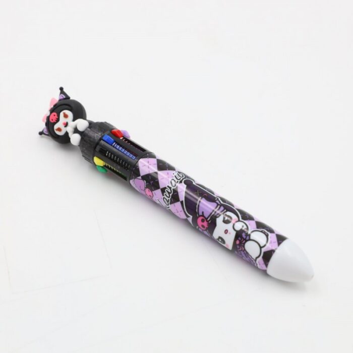 ⁦قلم حبر متعدد الرؤوس ب 10 ألوان⁩ - الصورة ⁦3⁩