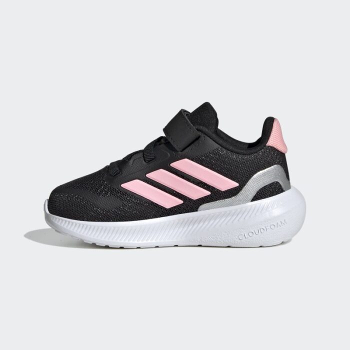 ⁦adidas Kids' Runfalcon 5 Shoes - Black⁩ - الصورة ⁦5⁩