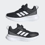 ⁦adidas Kids' Fortarun 4.0 Shoes - Black⁩ - الصورة ⁦10⁩