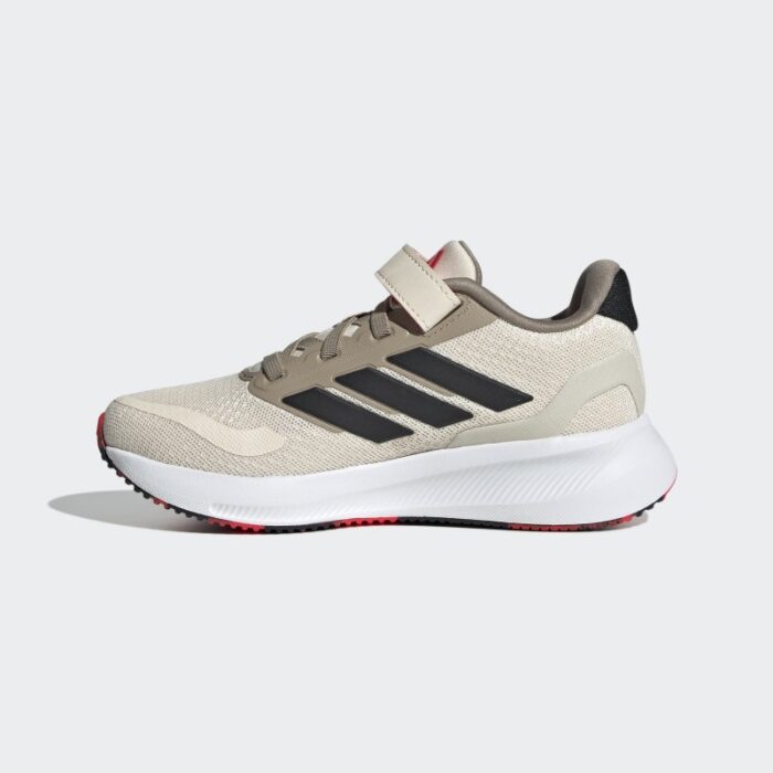 ⁦adidas Kids' Runfalcon 5 Shoes - Beige⁩ - الصورة ⁦5⁩