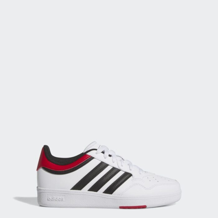 ⁦adidas Men's Hoops 4.0 Shoes - White⁩ - الصورة ⁦2⁩