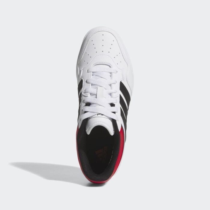 ⁦adidas Men's Hoops 4.0 Shoes - White⁩ - الصورة ⁦3⁩