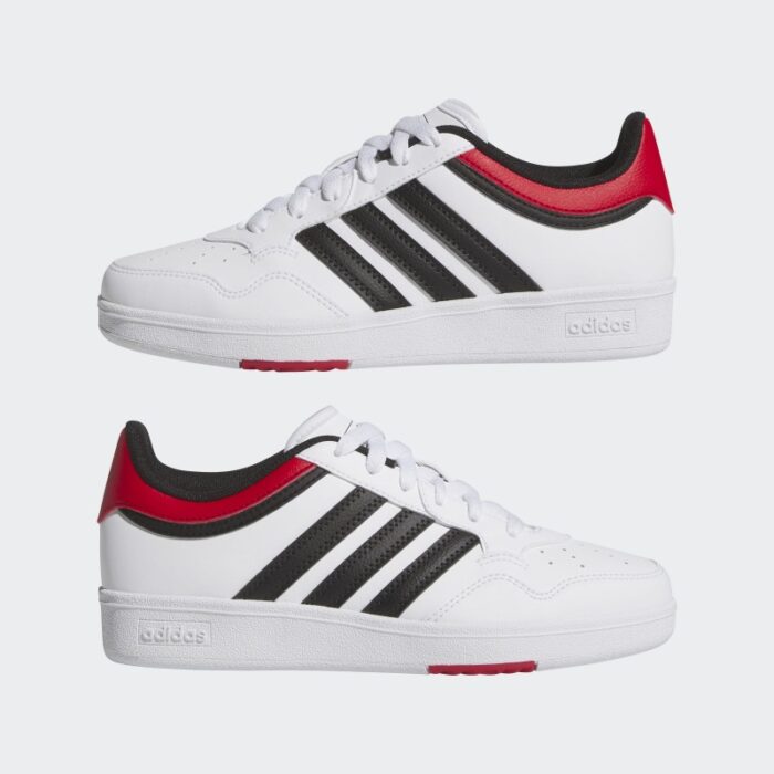 ⁦adidas Men's Hoops 4.0 Shoes - White⁩ - الصورة ⁦10⁩
