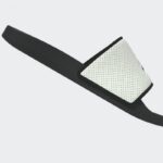 ⁦adidas Men's Adilette Comfort Slides - White⁩ - الصورة ⁦15⁩