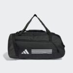 adidas Unisex' Essentials 3-Stripes Duffel Bag Small-Black