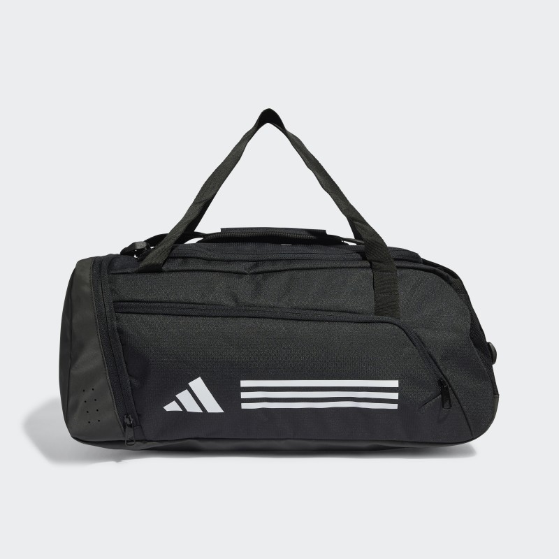 ⁦adidas Unisex' Essentials 3-Stripes Duffel Bag Small-Black⁩ - الصورة ⁦1⁩