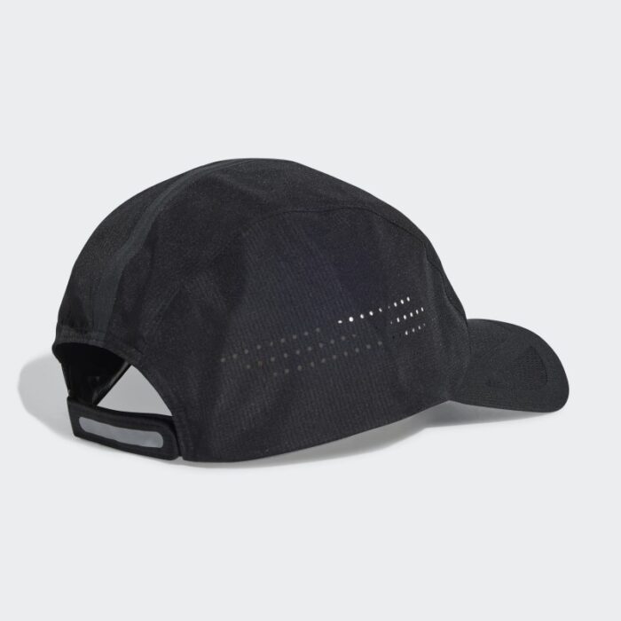 ⁦adidas Unisex' Runningxadizero Lightweight CLIMACOOL Cap- Black⁩ - الصورة ⁦2⁩