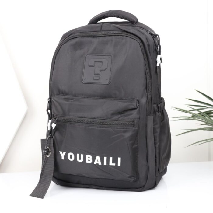 ⁦شنطة مدرسية لون أسود⁩ - الصورة ⁦2⁩